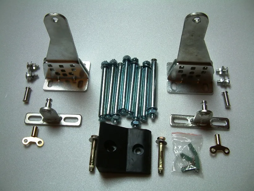 Pohon pro dvoukřídlá vrata A1.Black