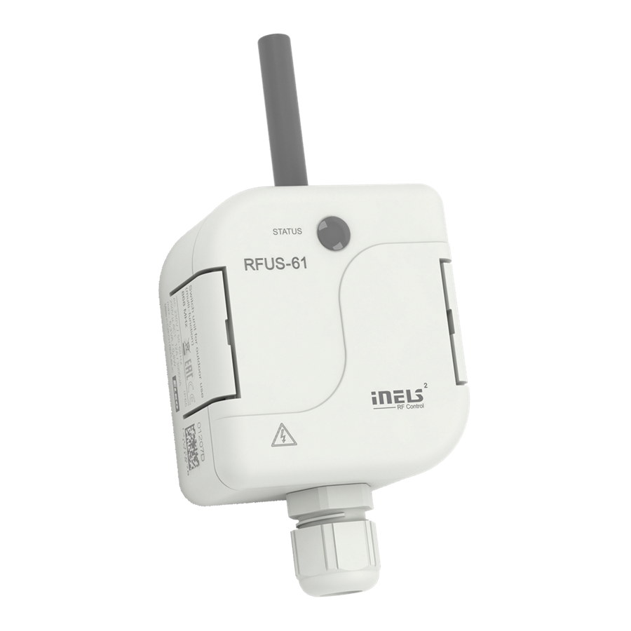RF spínací aktor RFUS-61/230V IP 65 6 funkcí, 1 x spínací 12A