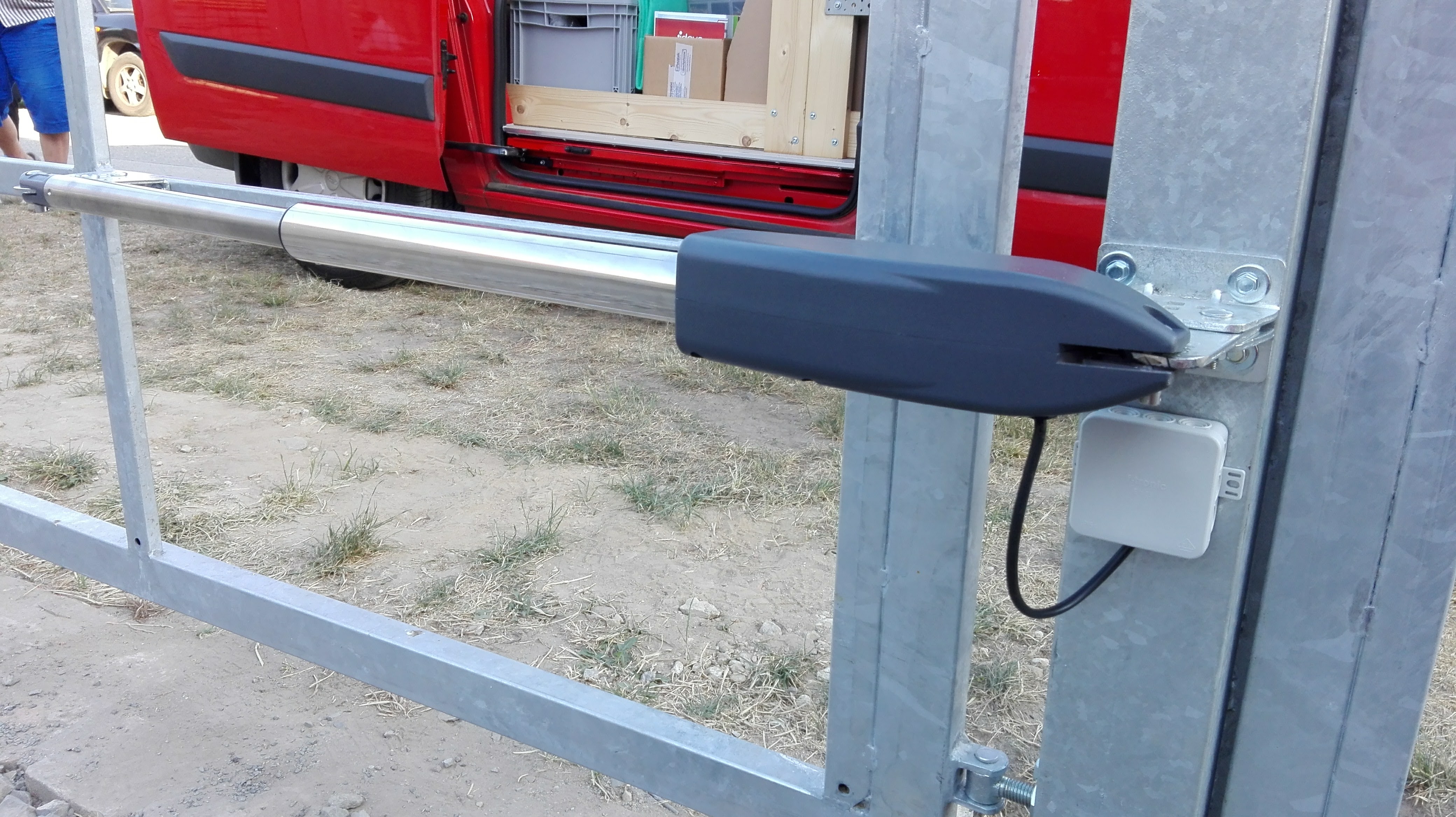 Krabice E-125 prázdná, IP54, šedá, 75 x 75 x 40 mm