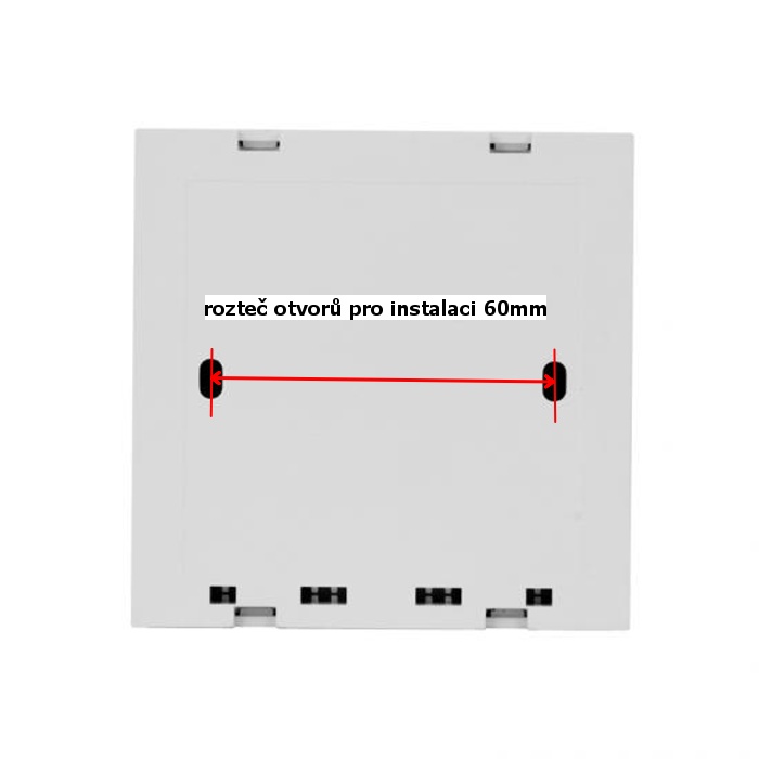 Nástěnný dálkový ovladač - bílý