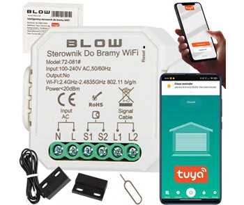 WiFi ovladač pro vrata a brány